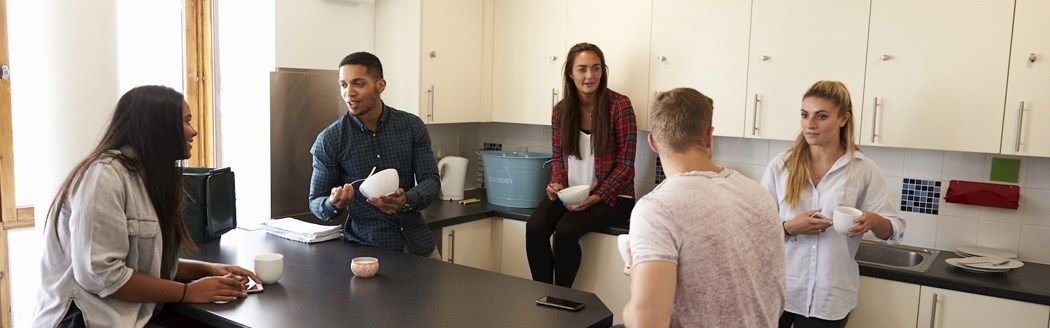 Students In Kitchen